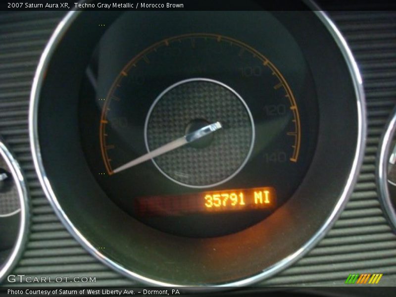 Techno Gray Metallic / Morocco Brown 2007 Saturn Aura XR