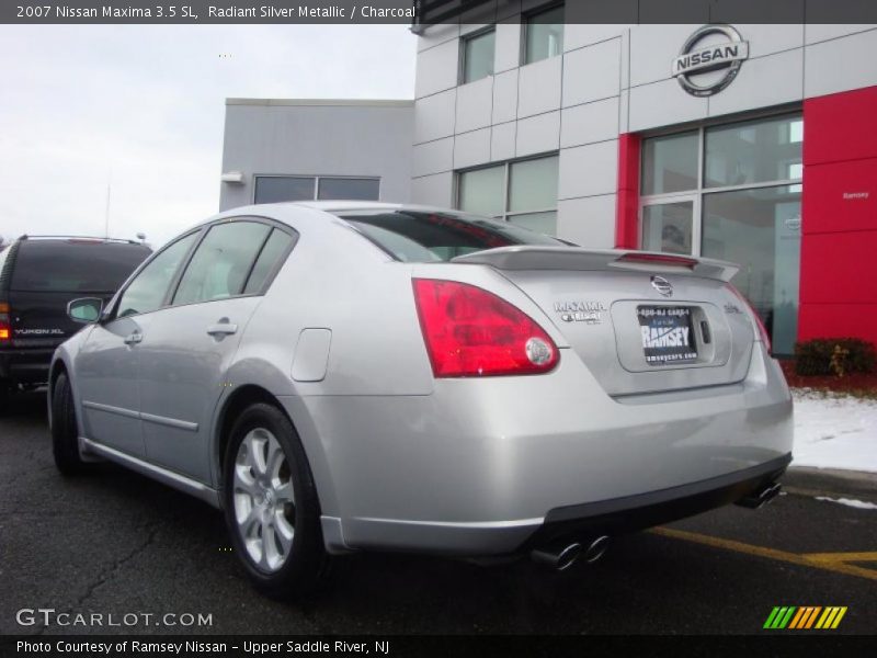 Radiant Silver Metallic / Charcoal 2007 Nissan Maxima 3.5 SL