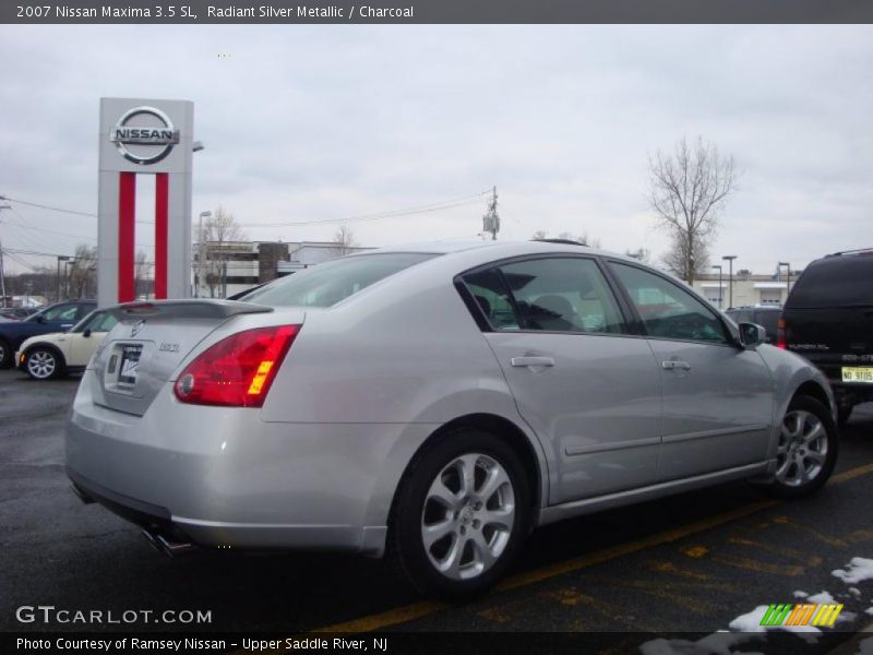 Radiant Silver Metallic / Charcoal 2007 Nissan Maxima 3.5 SL