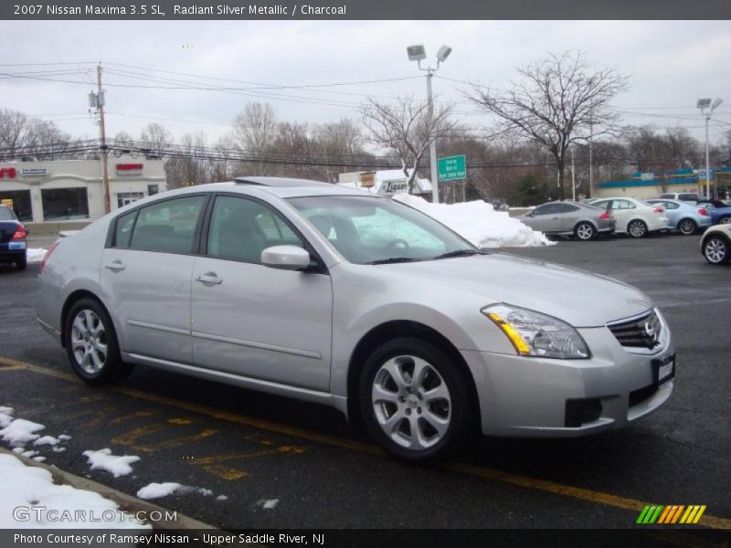 Radiant Silver Metallic / Charcoal 2007 Nissan Maxima 3.5 SL