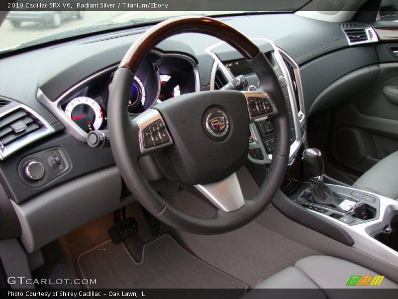 Radiant Silver / Titanium/Ebony 2010 Cadillac SRX V6