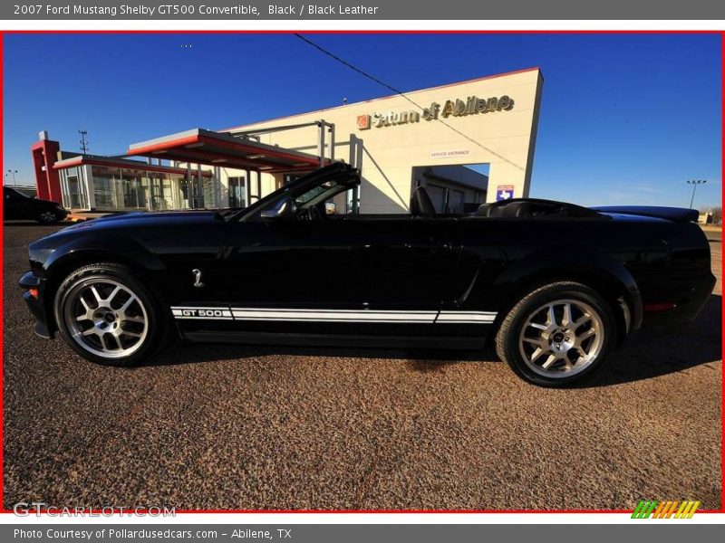 Black / Black Leather 2007 Ford Mustang Shelby GT500 Convertible