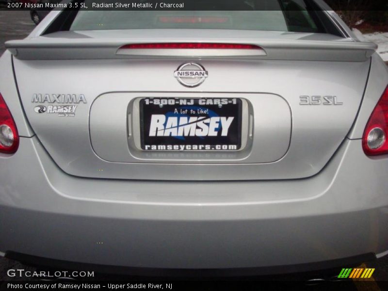 Radiant Silver Metallic / Charcoal 2007 Nissan Maxima 3.5 SL