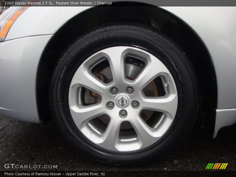 Radiant Silver Metallic / Charcoal 2007 Nissan Maxima 3.5 SL