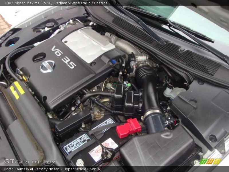 Radiant Silver Metallic / Charcoal 2007 Nissan Maxima 3.5 SL