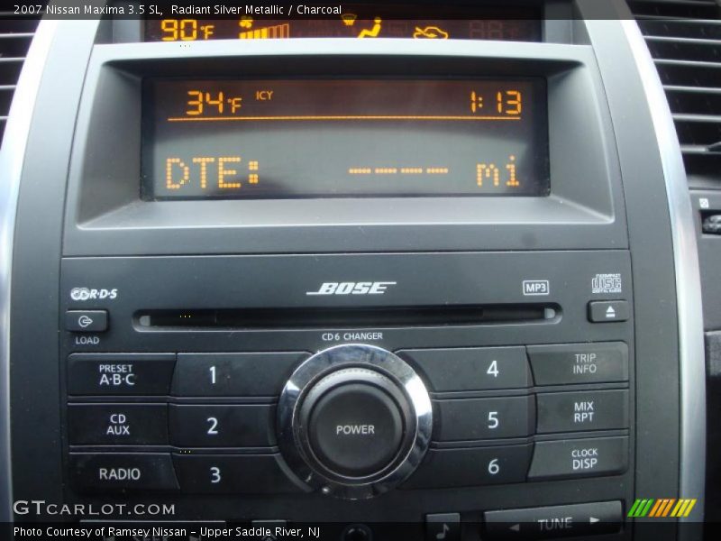 Radiant Silver Metallic / Charcoal 2007 Nissan Maxima 3.5 SL
