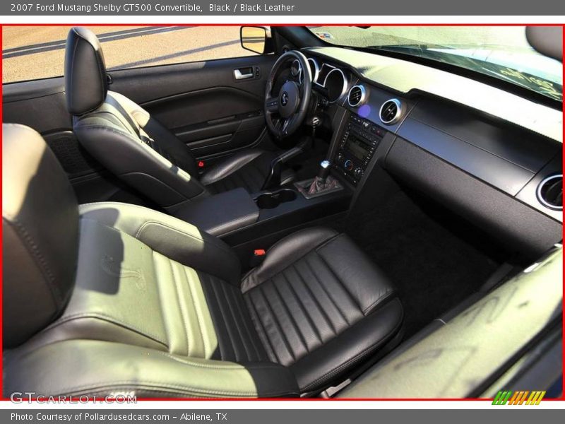 Black / Black Leather 2007 Ford Mustang Shelby GT500 Convertible