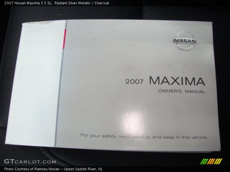 Radiant Silver Metallic / Charcoal 2007 Nissan Maxima 3.5 SL