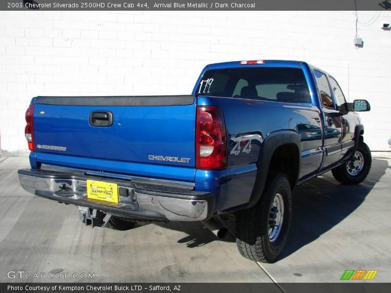 Arrival Blue Metallic / Dark Charcoal 2003 Chevrolet Silverado 2500HD Crew Cab 4x4
