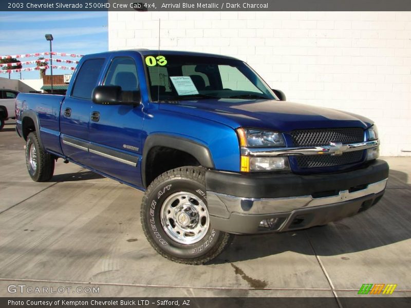 Arrival Blue Metallic / Dark Charcoal 2003 Chevrolet Silverado 2500HD Crew Cab 4x4