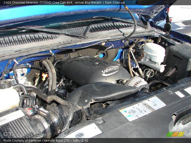 Arrival Blue Metallic / Dark Charcoal 2003 Chevrolet Silverado 2500HD Crew Cab 4x4
