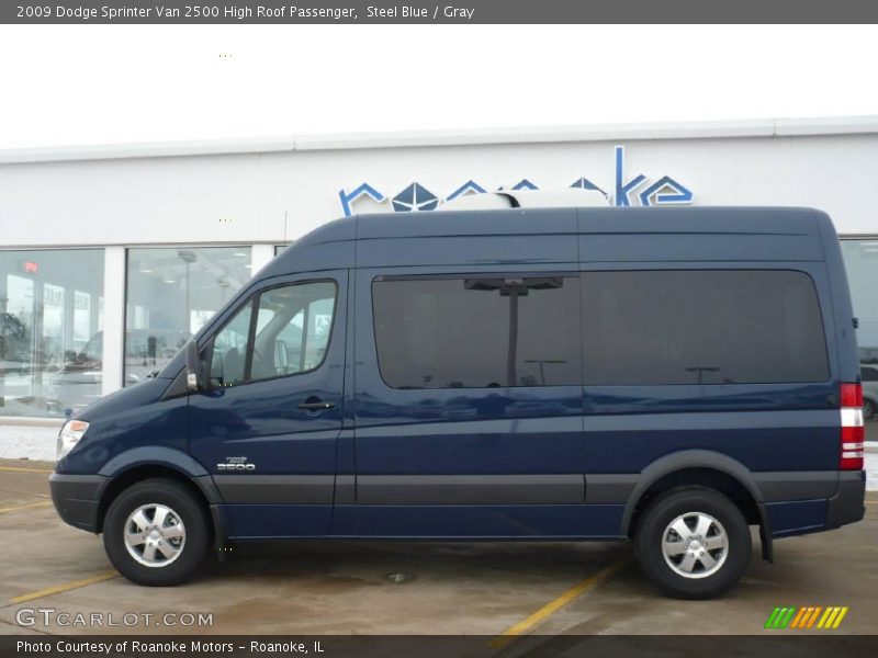 Steel Blue / Gray 2009 Dodge Sprinter Van 2500 High Roof Passenger