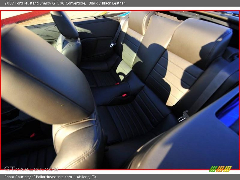 Black / Black Leather 2007 Ford Mustang Shelby GT500 Convertible