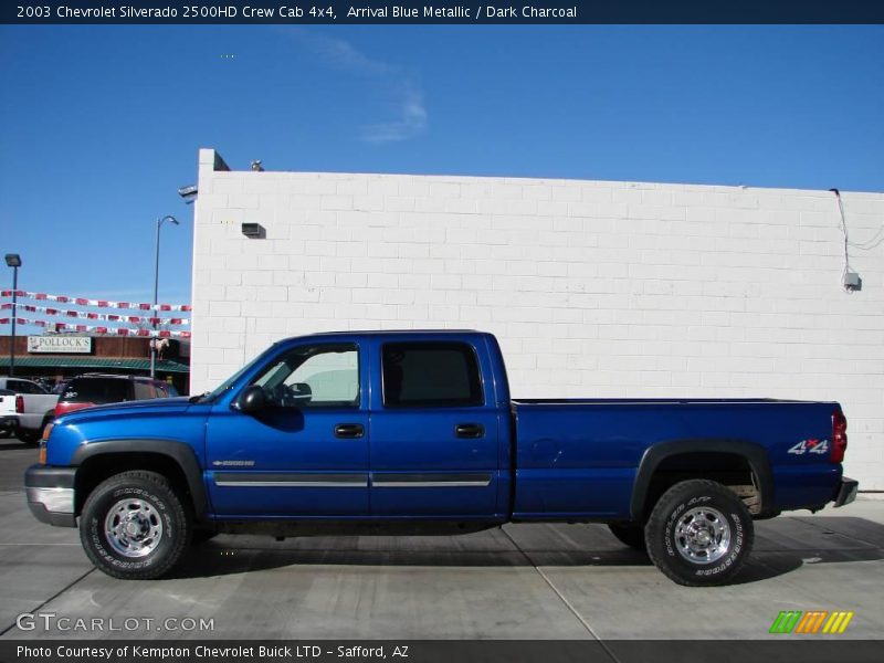 Arrival Blue Metallic / Dark Charcoal 2003 Chevrolet Silverado 2500HD Crew Cab 4x4