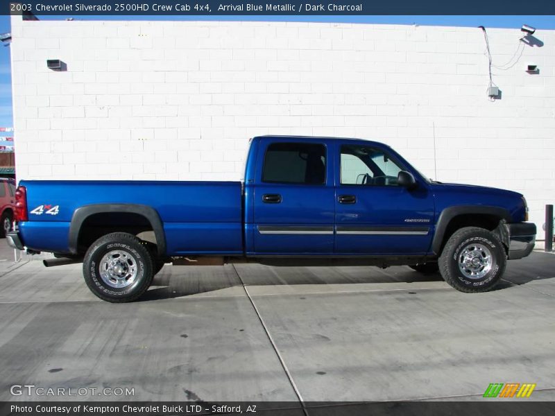 Arrival Blue Metallic / Dark Charcoal 2003 Chevrolet Silverado 2500HD Crew Cab 4x4
