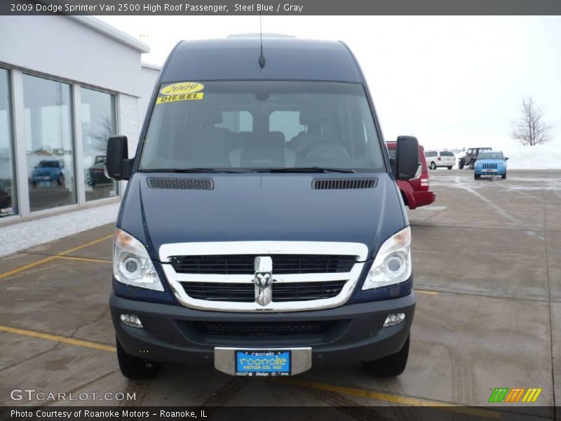 Steel Blue / Gray 2009 Dodge Sprinter Van 2500 High Roof Passenger