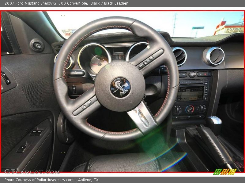 Black / Black Leather 2007 Ford Mustang Shelby GT500 Convertible