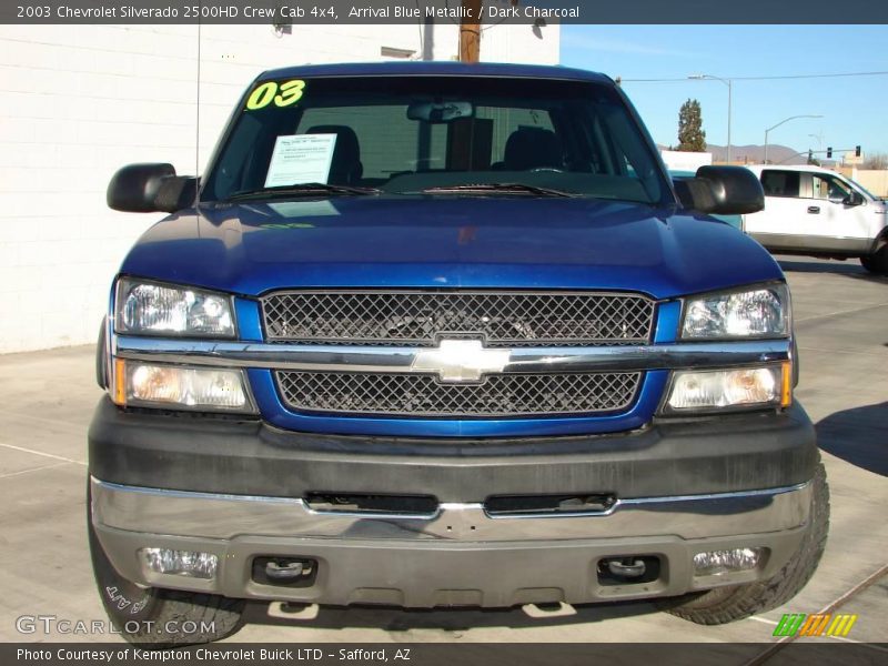 Arrival Blue Metallic / Dark Charcoal 2003 Chevrolet Silverado 2500HD Crew Cab 4x4