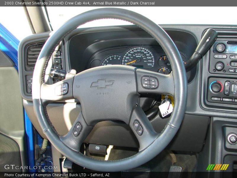 Arrival Blue Metallic / Dark Charcoal 2003 Chevrolet Silverado 2500HD Crew Cab 4x4