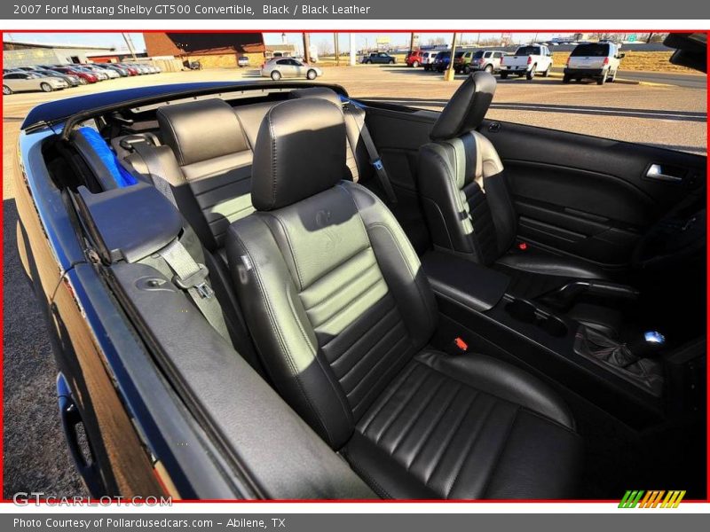 Black / Black Leather 2007 Ford Mustang Shelby GT500 Convertible