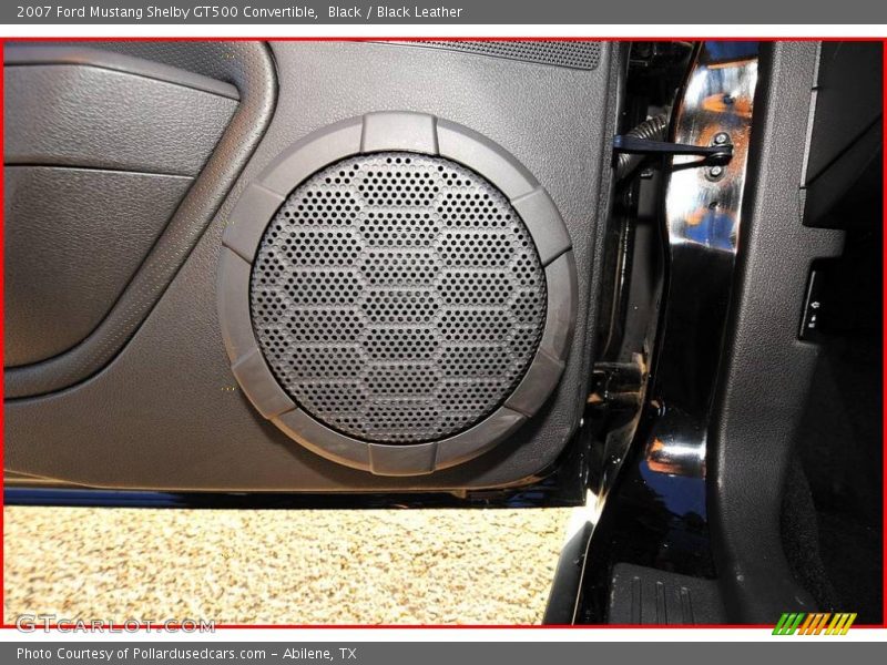 Black / Black Leather 2007 Ford Mustang Shelby GT500 Convertible