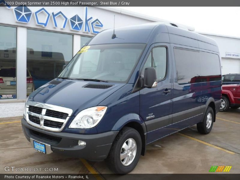 Steel Blue / Gray 2009 Dodge Sprinter Van 2500 High Roof Passenger