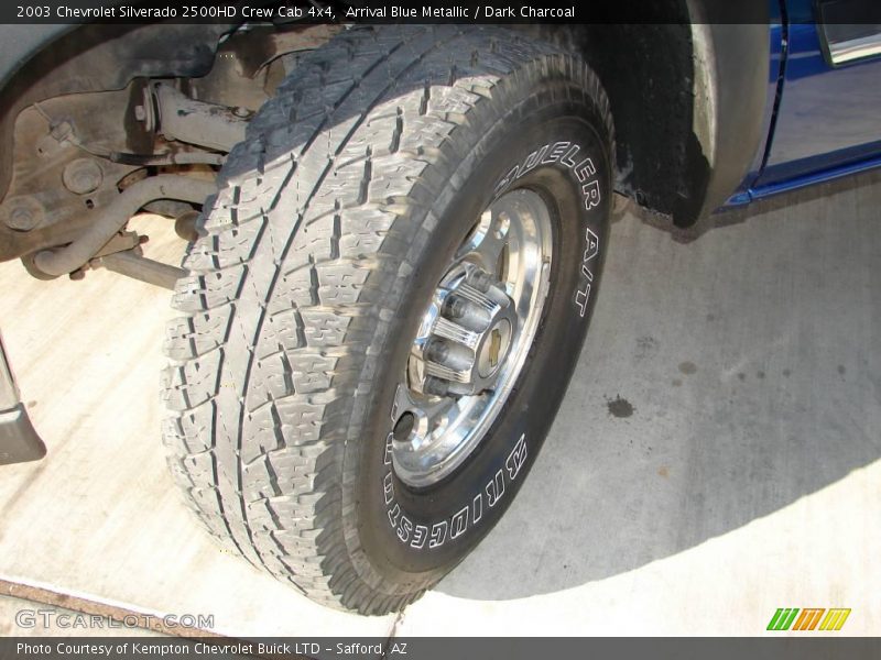 Arrival Blue Metallic / Dark Charcoal 2003 Chevrolet Silverado 2500HD Crew Cab 4x4