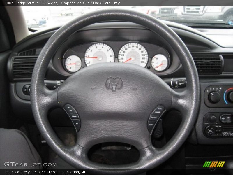 Graphite Metallic / Dark Slate Gray 2004 Dodge Stratus SXT Sedan