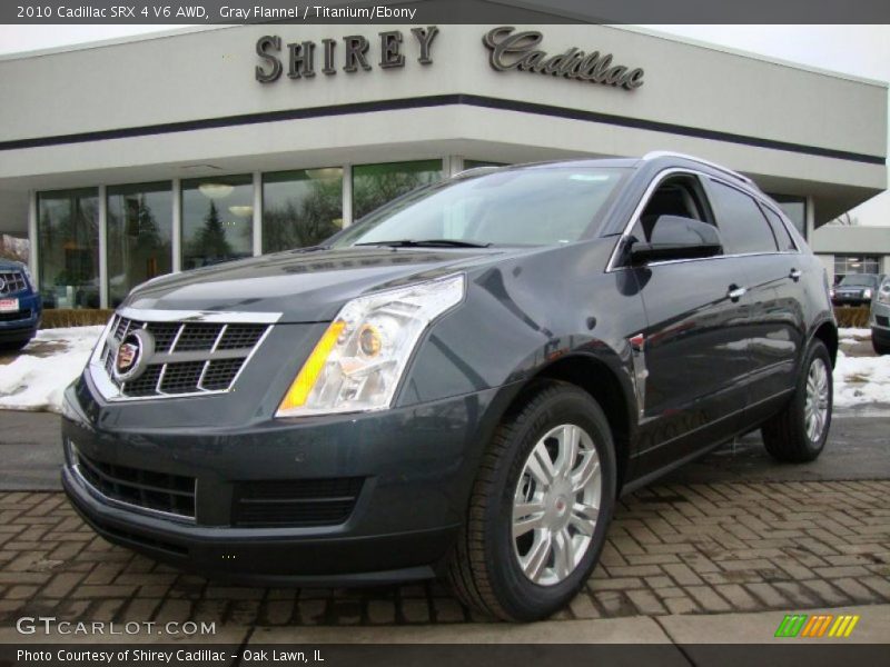 Gray Flannel / Titanium/Ebony 2010 Cadillac SRX 4 V6 AWD