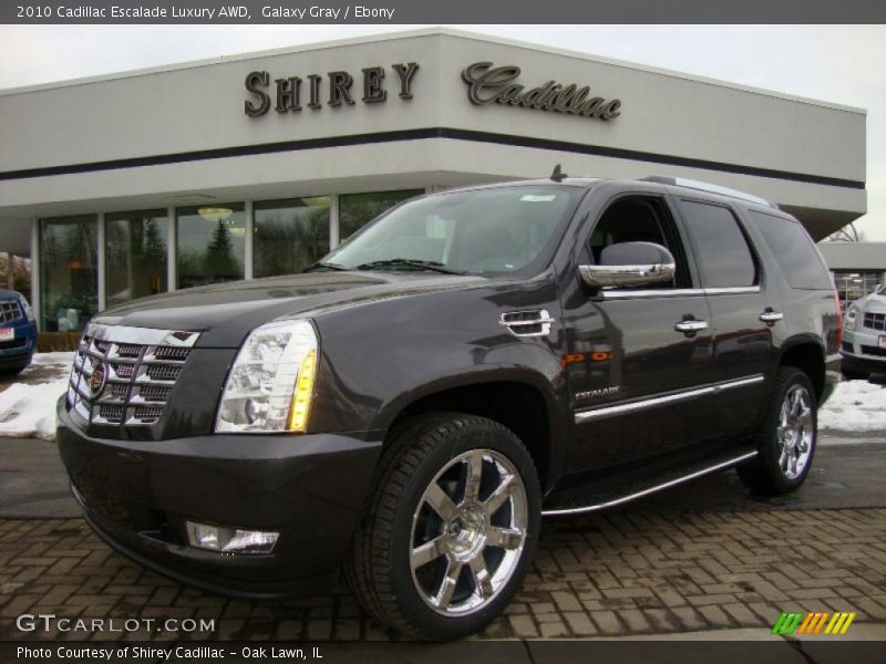 Galaxy Gray / Ebony 2010 Cadillac Escalade Luxury AWD