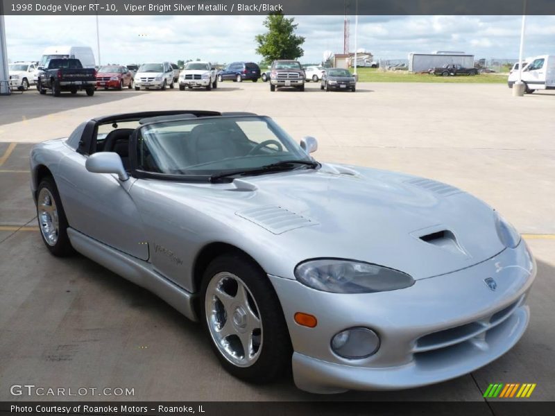 Viper Bright Silver Metallic / Black/Black 1998 Dodge Viper RT-10