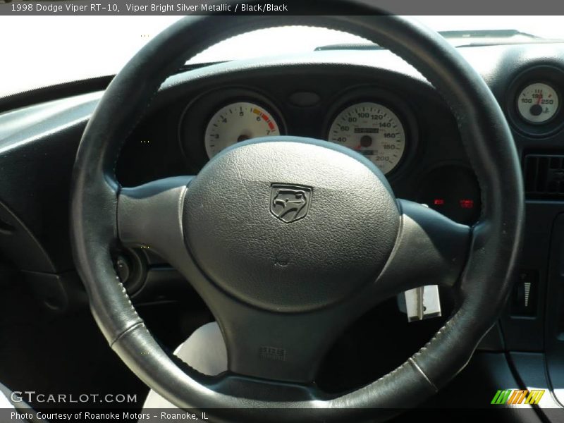 Viper Bright Silver Metallic / Black/Black 1998 Dodge Viper RT-10