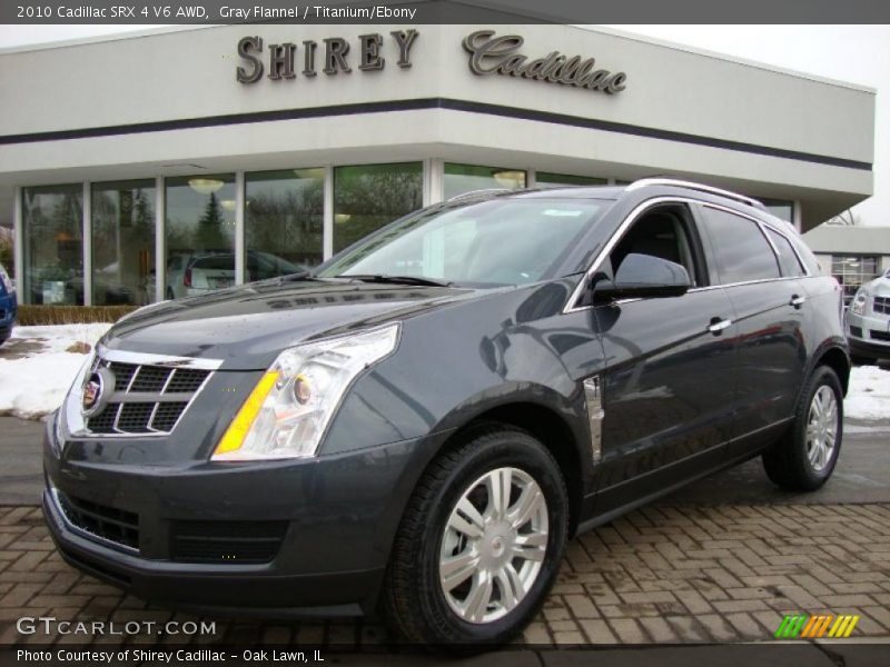 Gray Flannel / Titanium/Ebony 2010 Cadillac SRX 4 V6 AWD