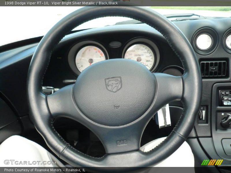 Viper Bright Silver Metallic / Black/Black 1998 Dodge Viper RT-10