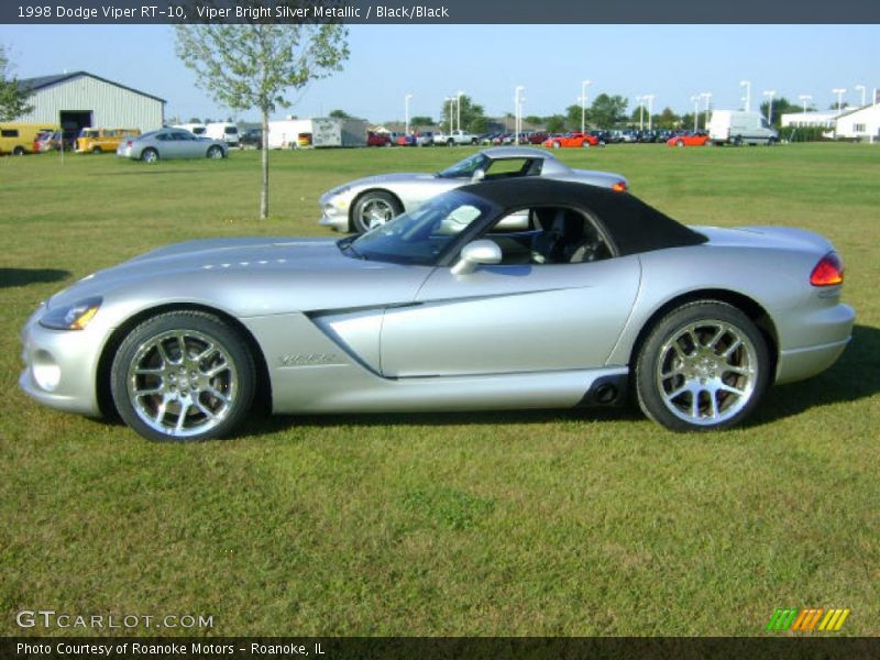 Viper Bright Silver Metallic / Black/Black 1998 Dodge Viper RT-10