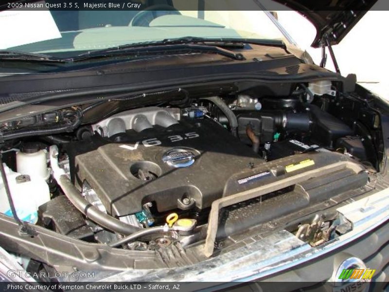 Majestic Blue / Gray 2009 Nissan Quest 3.5 S