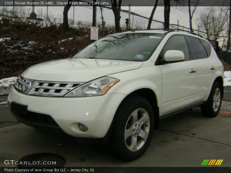 Glacier Pearl White / Cafe Latte 2005 Nissan Murano SE AWD