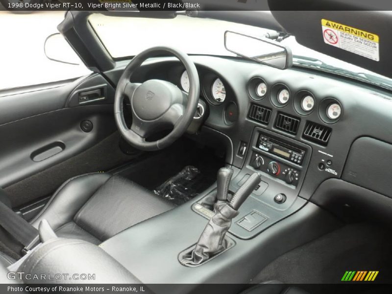 Viper Bright Silver Metallic / Black/Black 1998 Dodge Viper RT-10