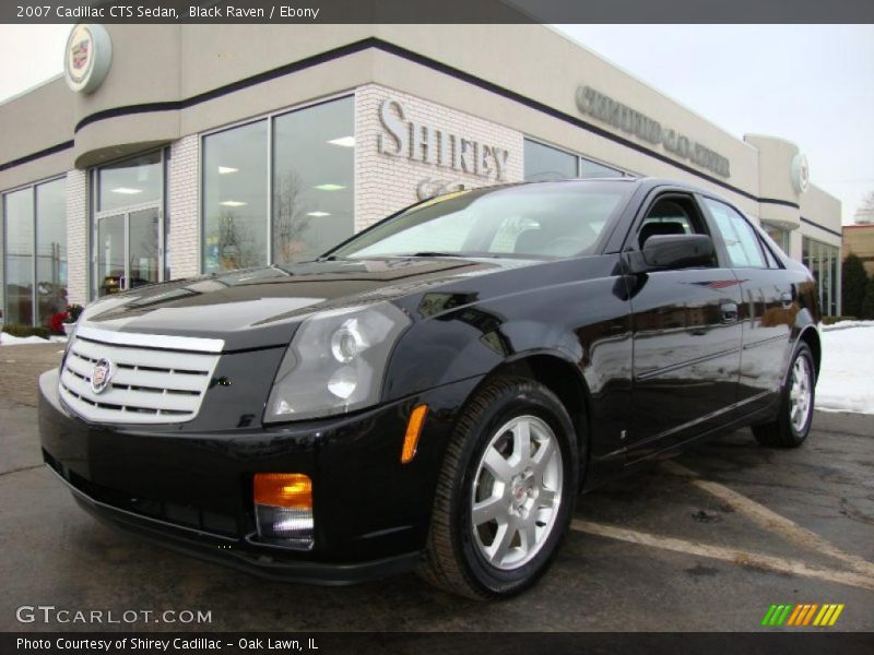 Black Raven / Ebony 2007 Cadillac CTS Sedan