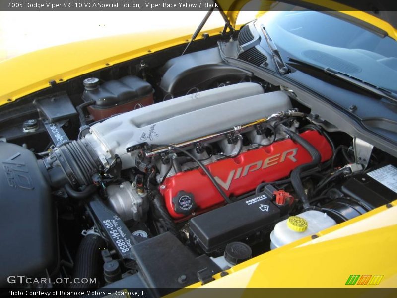 Viper Race Yellow / Black 2005 Dodge Viper SRT10 VCA Special Edition