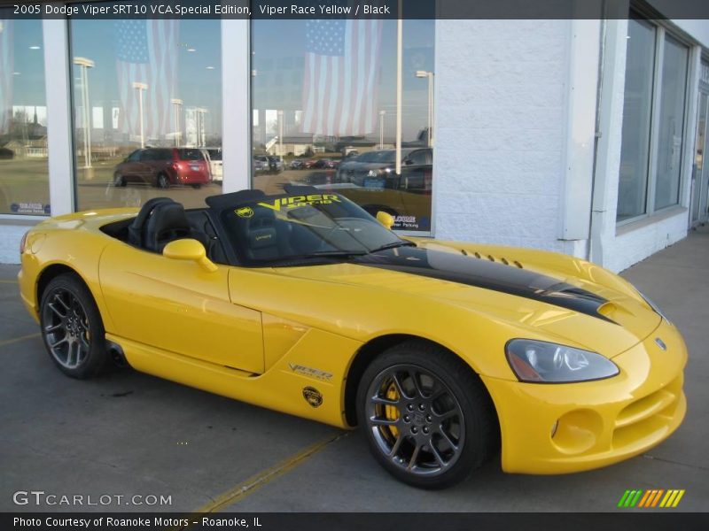 Viper Race Yellow / Black 2005 Dodge Viper SRT10 VCA Special Edition