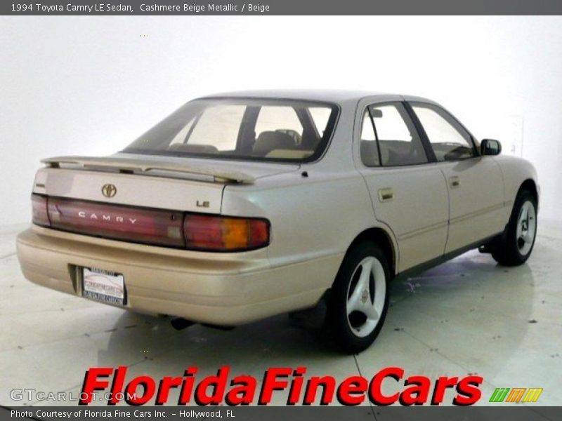 Cashmere Beige Metallic / Beige 1994 Toyota Camry LE Sedan