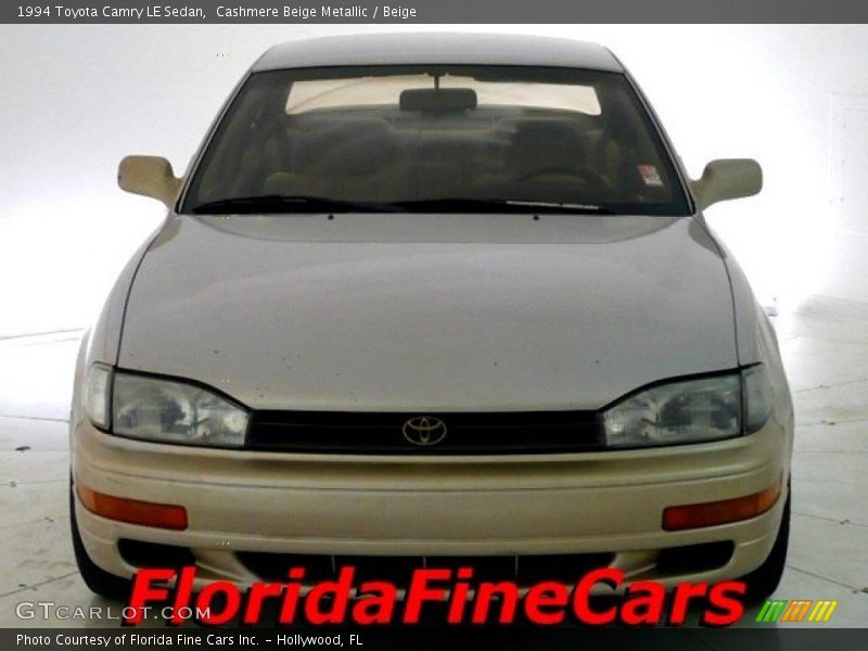 Cashmere Beige Metallic / Beige 1994 Toyota Camry LE Sedan
