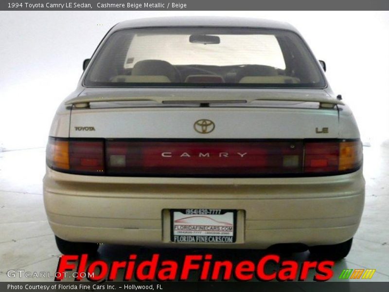 Cashmere Beige Metallic / Beige 1994 Toyota Camry LE Sedan