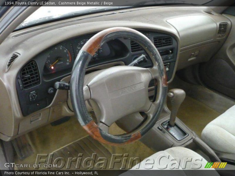 Cashmere Beige Metallic / Beige 1994 Toyota Camry LE Sedan