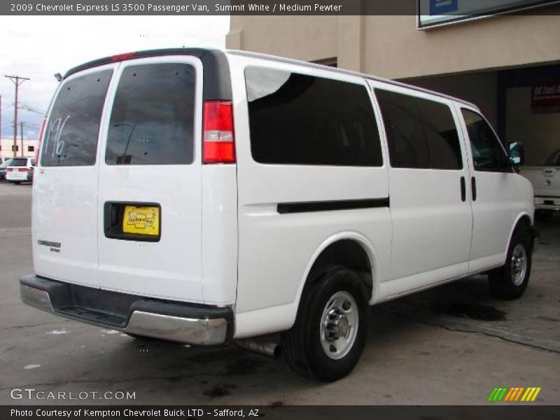 Summit White / Medium Pewter 2009 Chevrolet Express LS 3500 Passenger Van