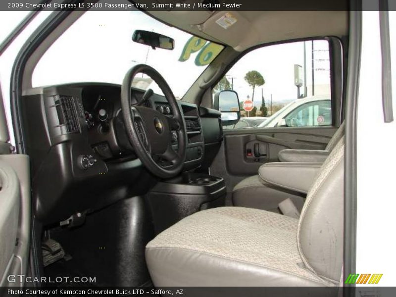 Summit White / Medium Pewter 2009 Chevrolet Express LS 3500 Passenger Van