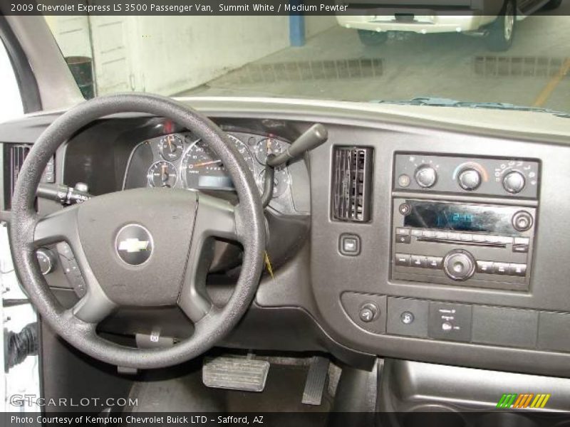 Summit White / Medium Pewter 2009 Chevrolet Express LS 3500 Passenger Van