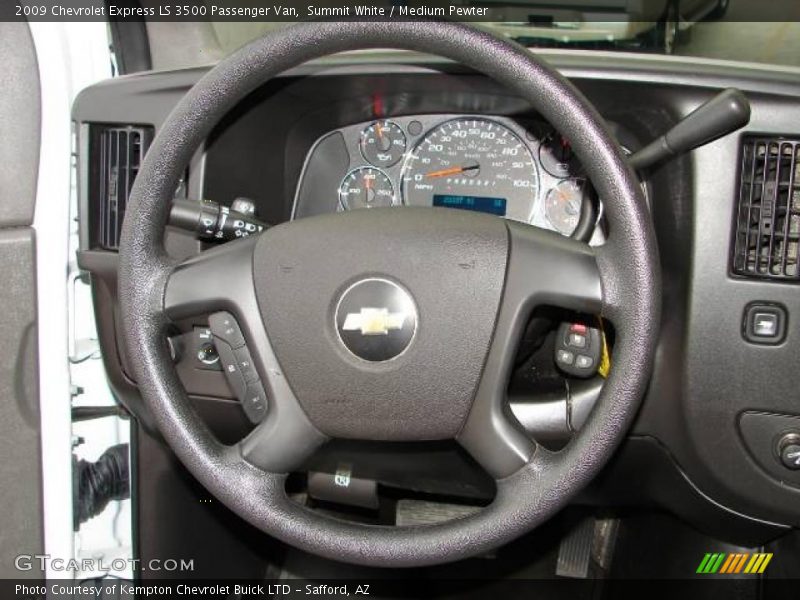 Summit White / Medium Pewter 2009 Chevrolet Express LS 3500 Passenger Van