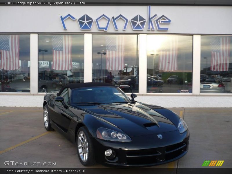 Viper Black / Black 2003 Dodge Viper SRT-10